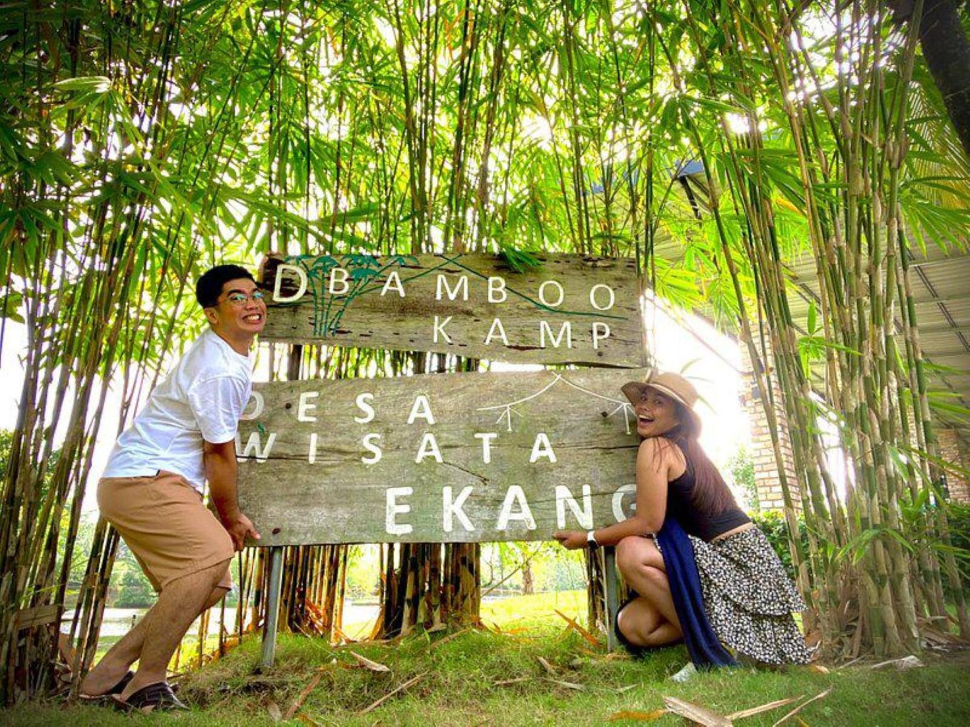 "D'Bamboo Kamp" Desa Wisata Ekang Лагой Екстериор снимка